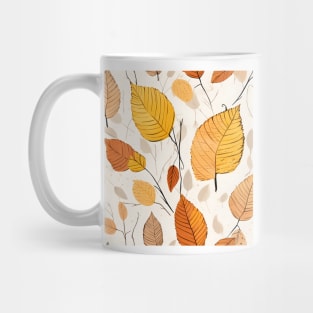 Autumn Leaves Pattern 6 Mug